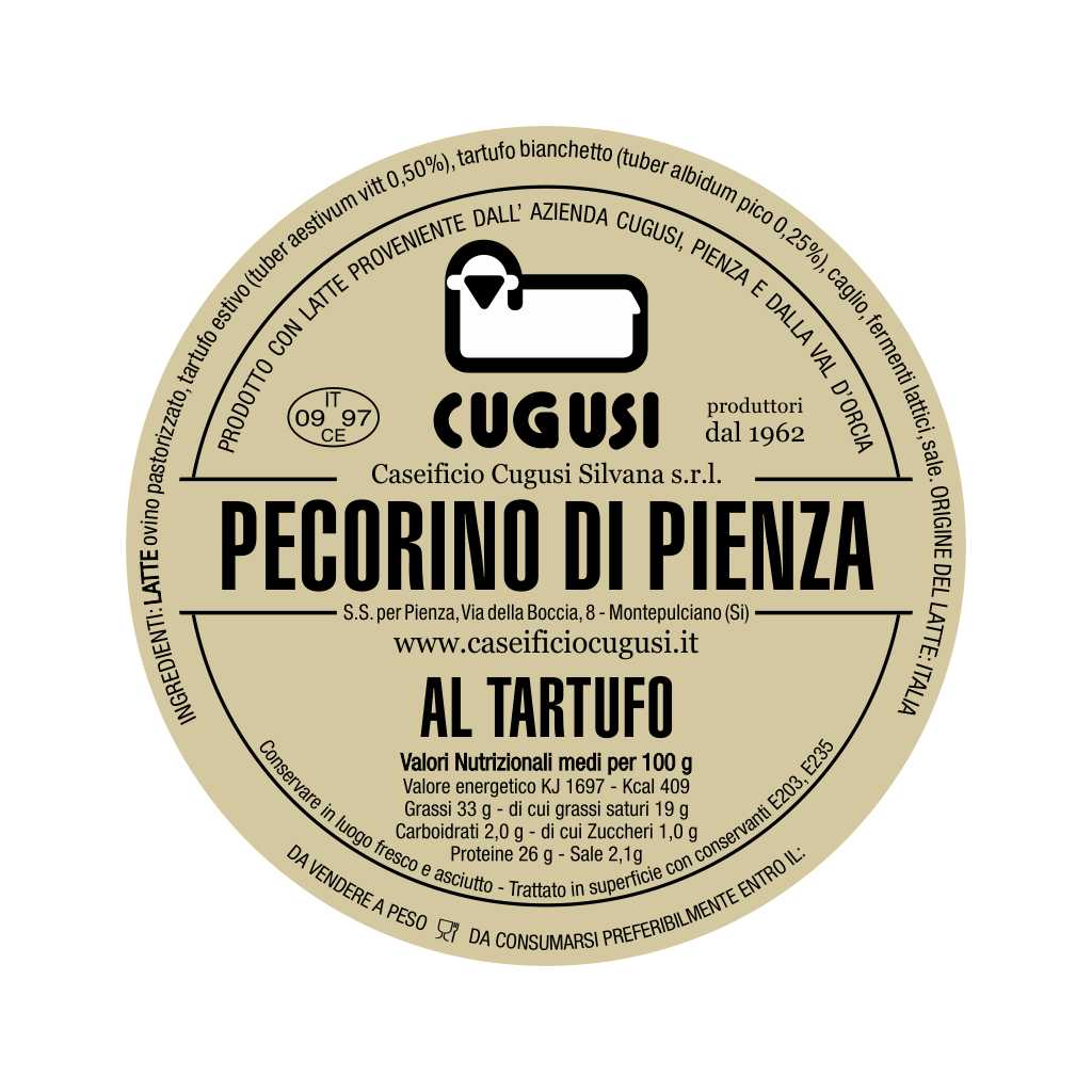 Truffle Pecorino - label