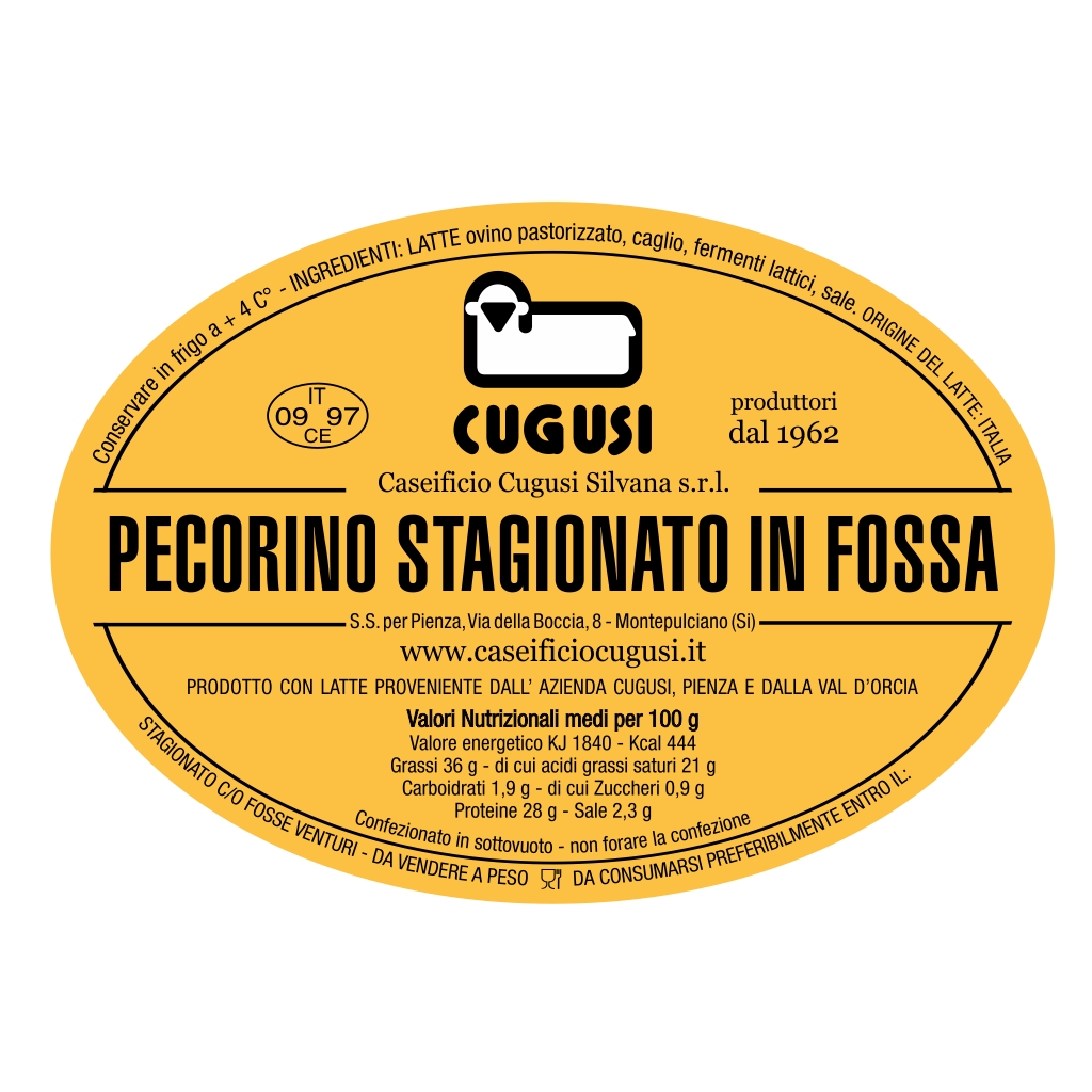 Pecorino di Fossa - label