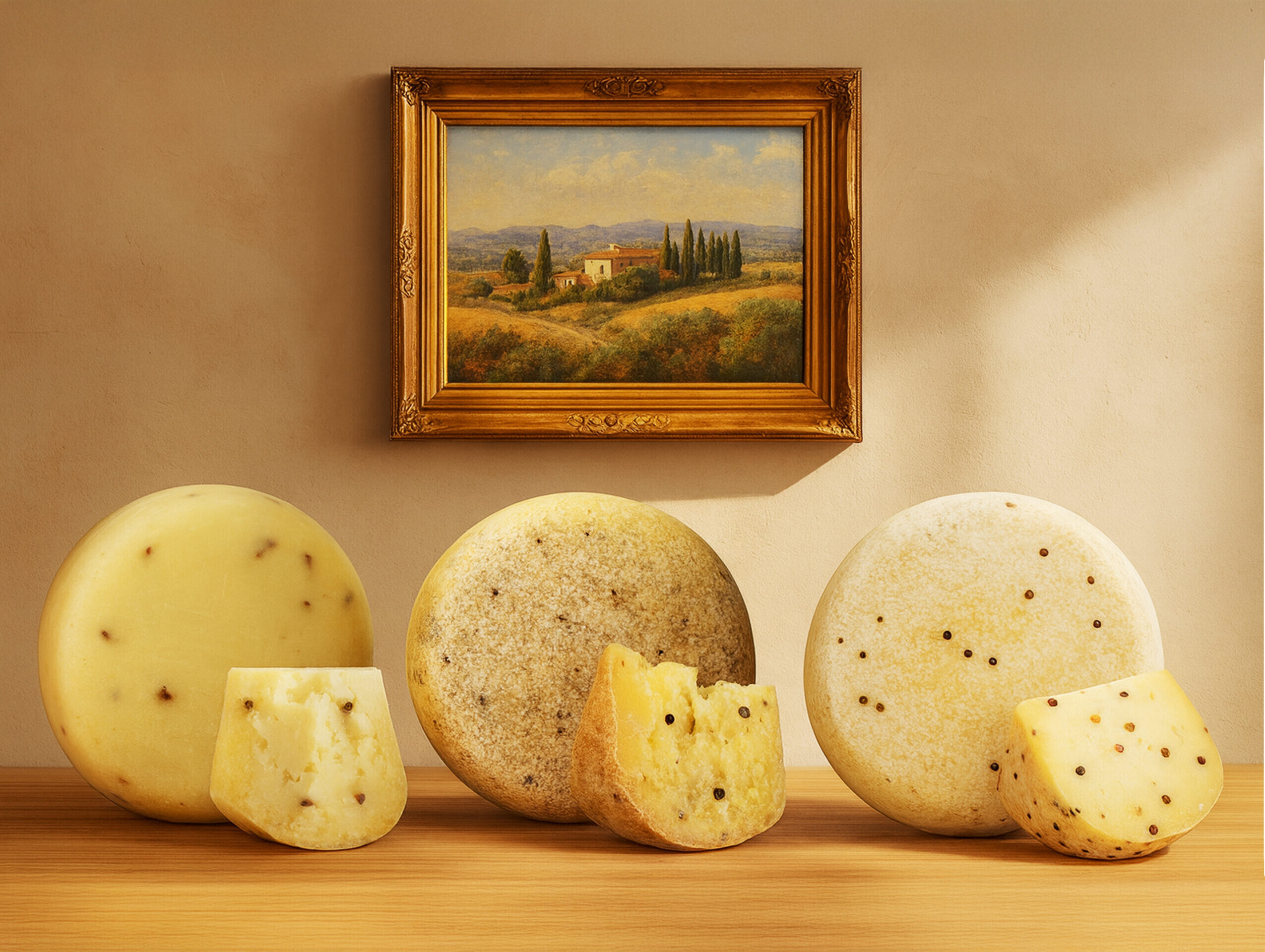 Italian cheese - Spiced Pecorino Cugusi
